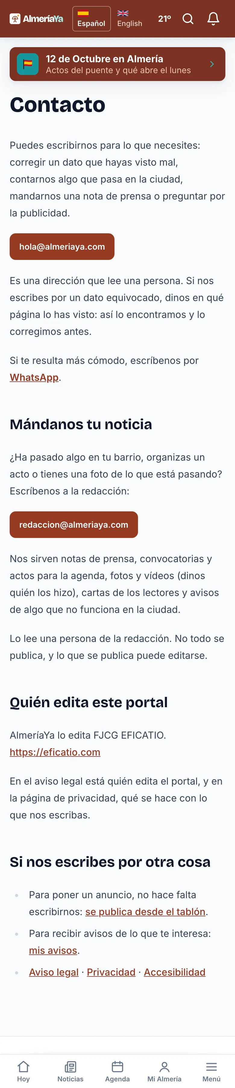 Contacto