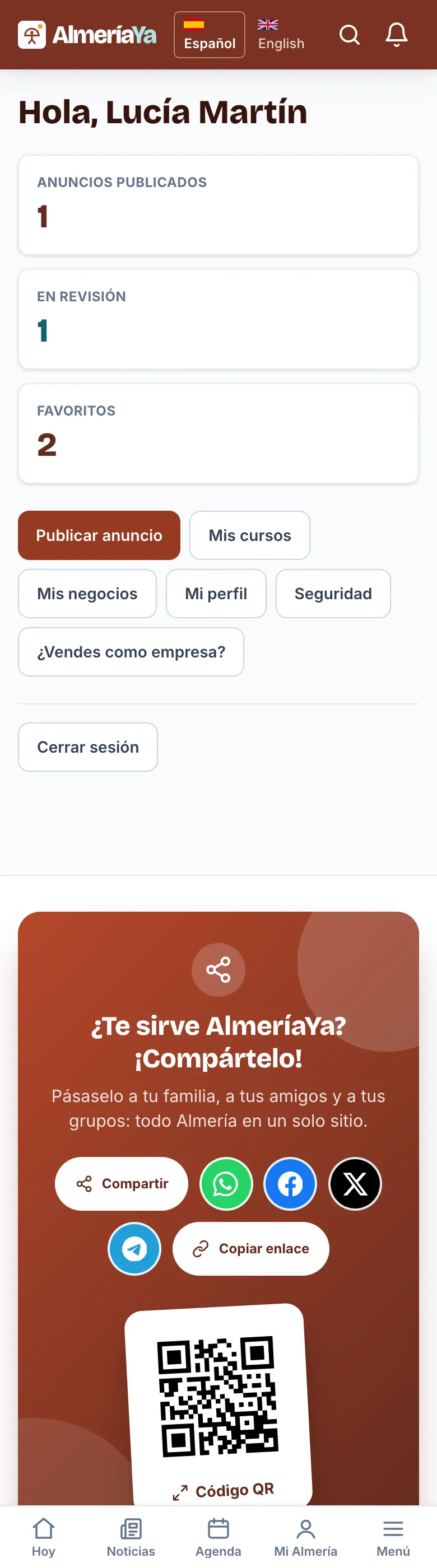 Mi cuenta