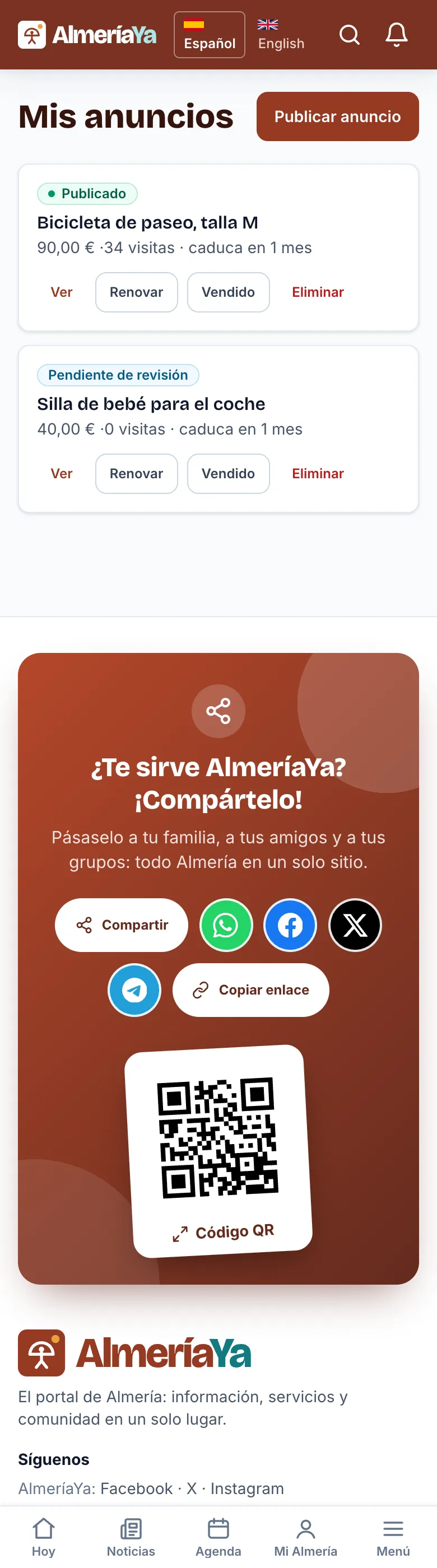 Mis anuncios