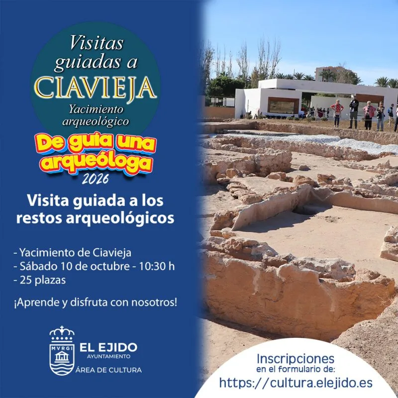 Visitas guiadas al Yacimiento de Ciavieja - «De guía una arqueóloga»