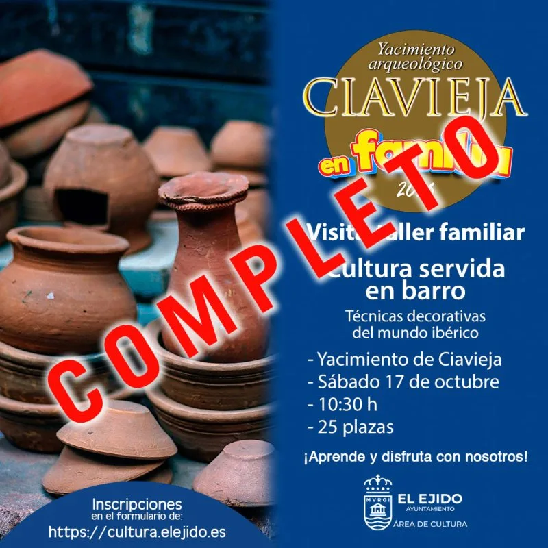 Ciavieja en familia 2026 - Visita-taller familiar «Cultura servida en barro»