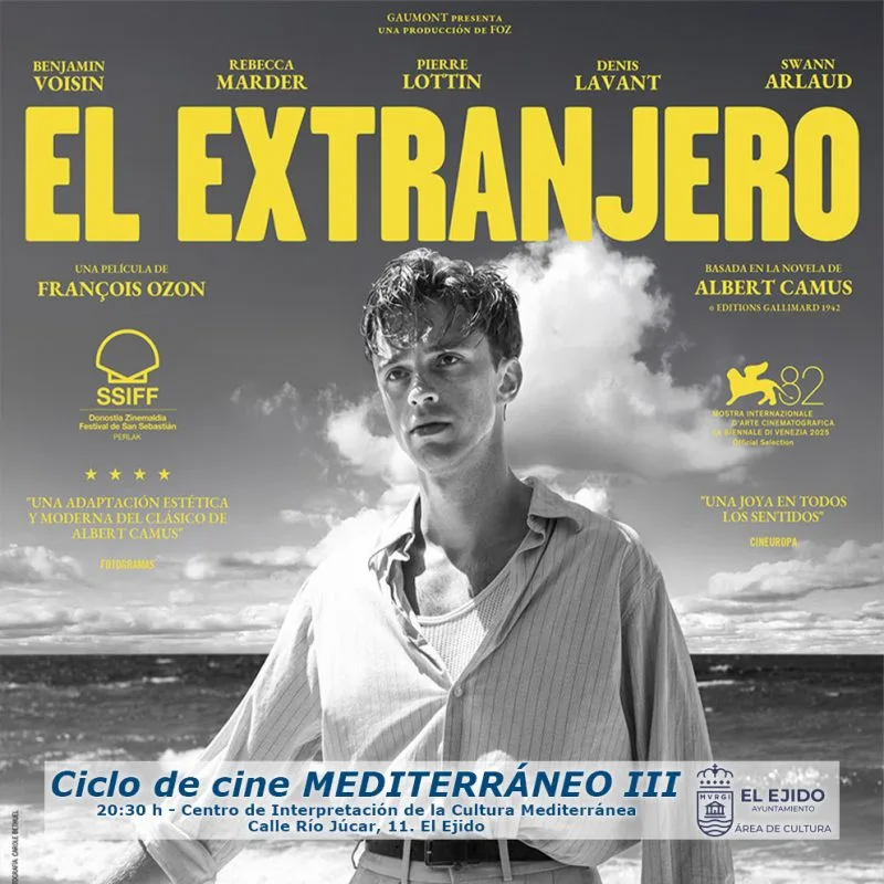 Otoño Cultural 2026 El Ejido - Ciclo de cine Mediterráneo - «El extranjero»