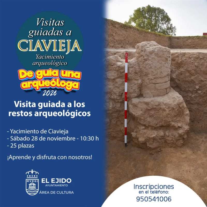 Guided tours of the Ciavieja Archaeological Site – "An archaeologist as guide"
