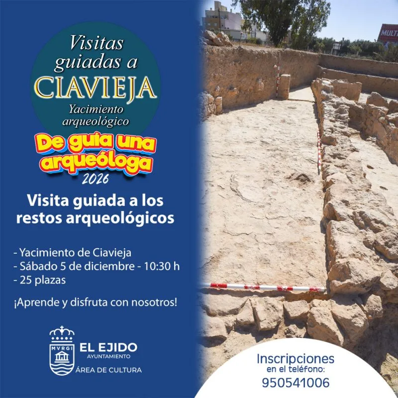 Visitas guiadas al Yacimiento de Ciavieja - «De guía una arqueóloga»