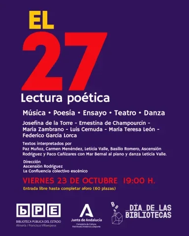 «El 27. Lectura poética» por el Día de las Bibliotecas
