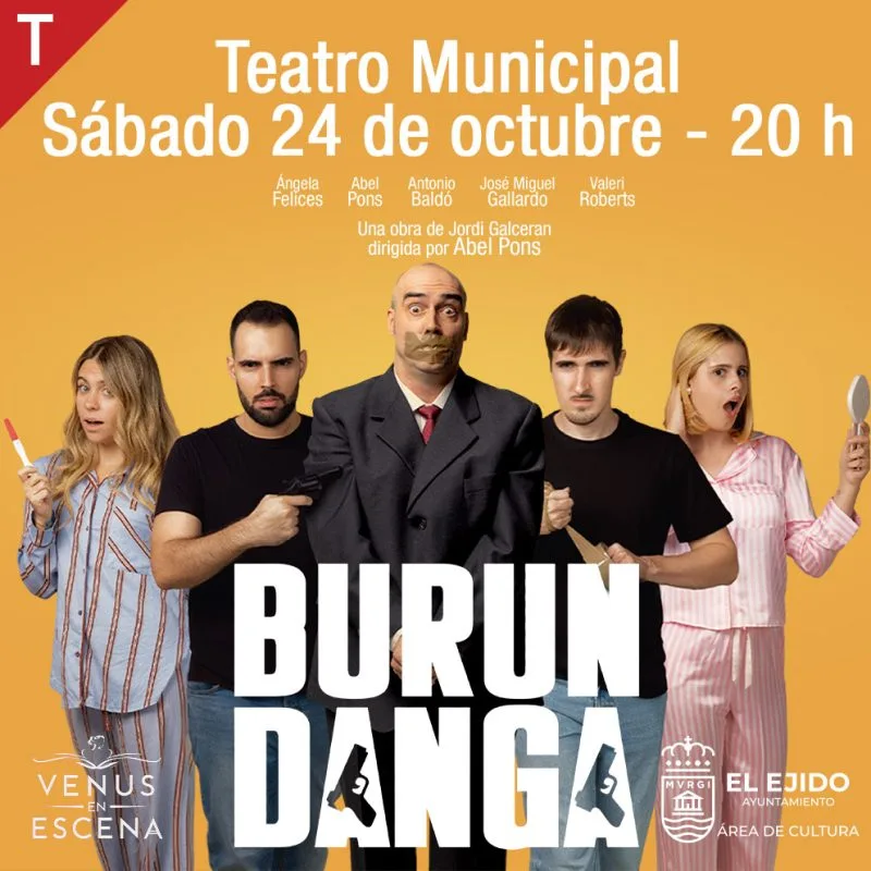 Teatro - Venus en escena «Burundanga»- Teatro Municipal - nueva fecha sábado, 24 de octubre, 20:00 h