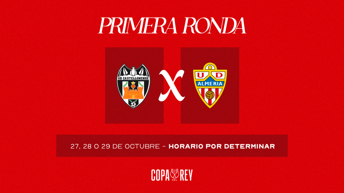 Imagen de la noticia: El Almería se medirá al Castellonense en la primera ronda de Copa del Rey