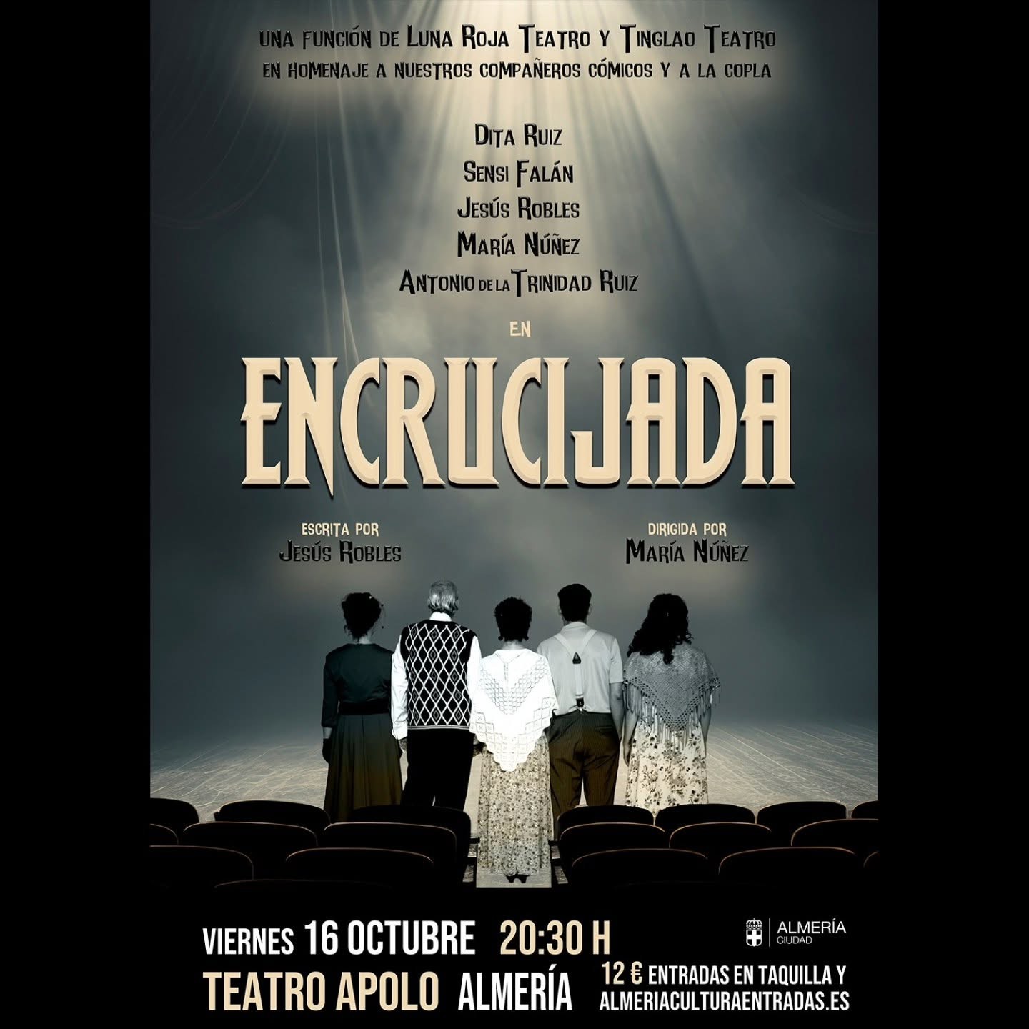 Imagen de la noticia: La obra almeriense 'Encrucijada' llega al Teatro Apolo el 16 de octubre