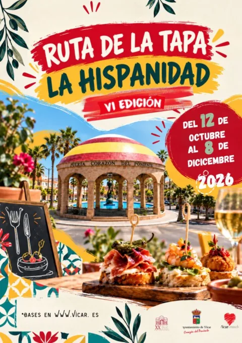 Image for the story: Vícar celebrates the 6th 'La Hispanidad' Tapas Route from Monday with 14 bars