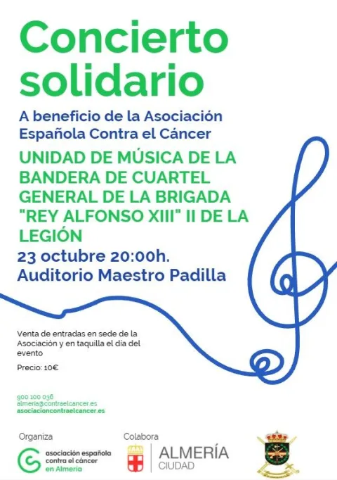 Imagen de la noticia: La Legión dará un concierto solidario para la AECC el 23 de octubre en el Auditorio