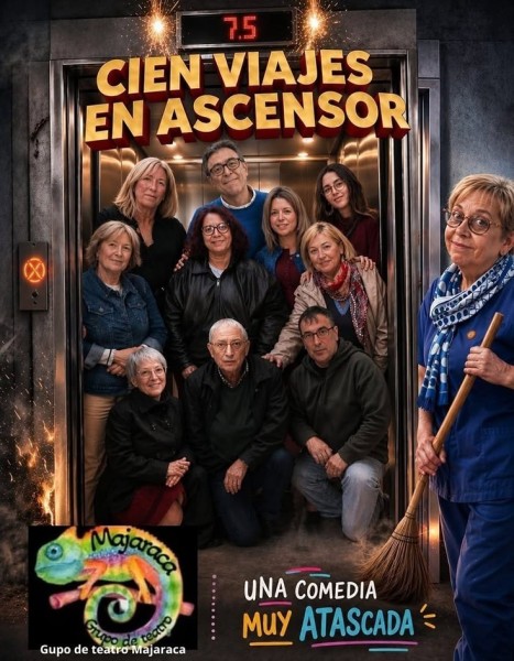 Image for the story: The Teatro Apolo hosts this Wednesday 'Cien viajes en ascensor' by the group Majaraca