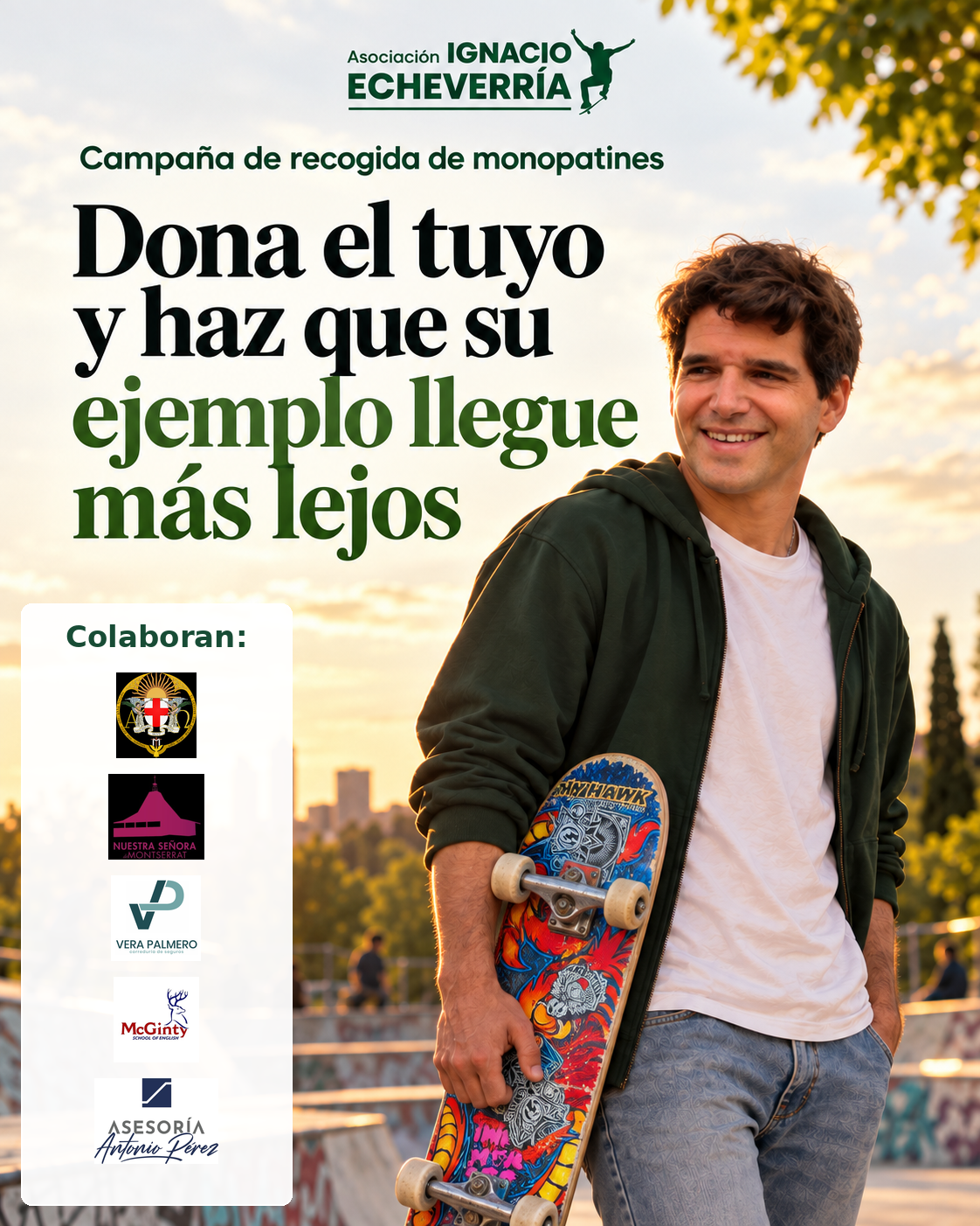 Imagen de la noticia: Almería abre cinco puntos para donar monopatines por la campaña de Ignacio Echeverría