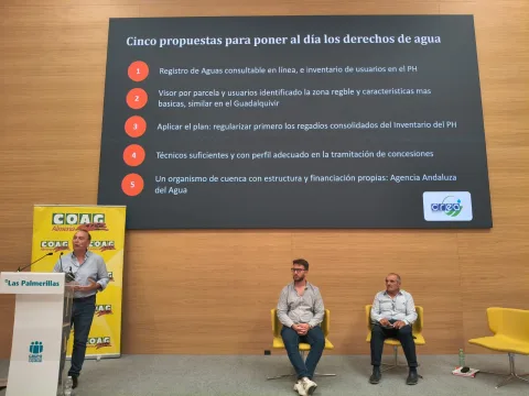 Imagen de la noticia: COAG Almería reclama regularizar los derechos de agua y acelerar los recursos alternativos