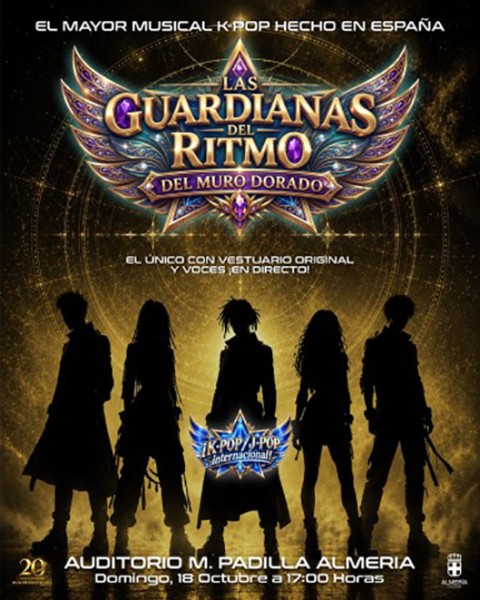Image for the story: The K-Pop musical 'Las Guardianas del Ritmo del Muro Dorado' arrives on Sunday at the Auditorio Maestro Padilla