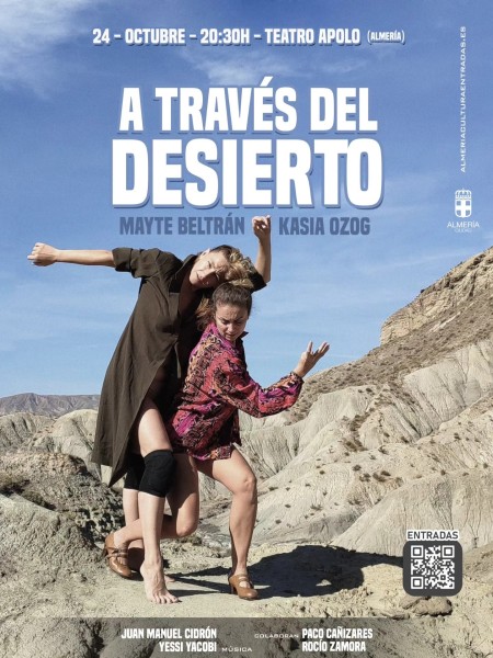 Imagen de la noticia: Mayte Beltrán y Kasia Ozog estrenan 'A través del desierto' este sábado en el Teatro Apolo