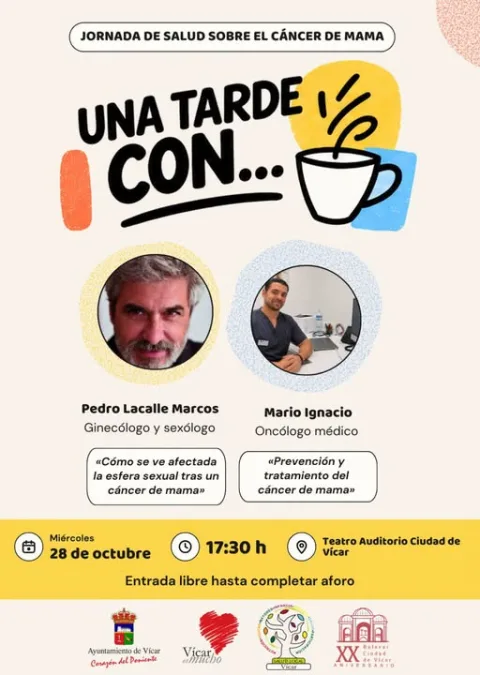 Imagen de la noticia: Vícar aborda el cáncer de mama con dos especialistas el 28 de octubre