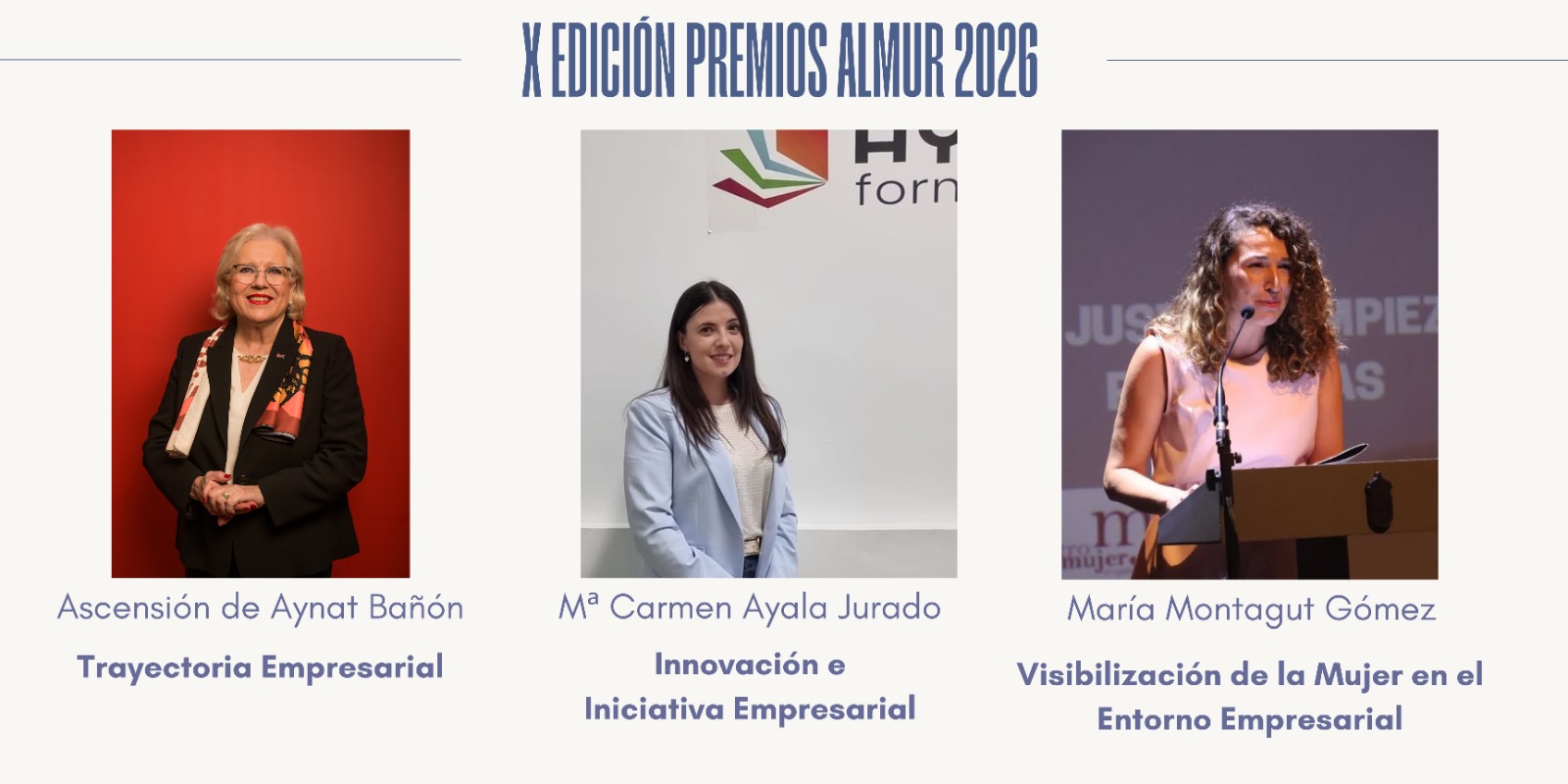 Imagen de la noticia: ALMUR premia a tres empresarias y a tres entidades de Almería