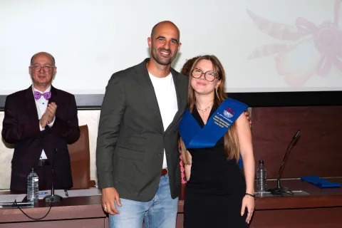 Imagen de la noticia: Una alumna francesa estrena el doble título de la alianza UNIgreen