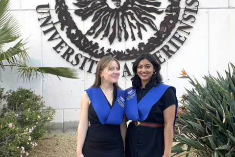 Imagen de la noticia: Una alumna francesa estrena el doble título de la alianza UNIgreen